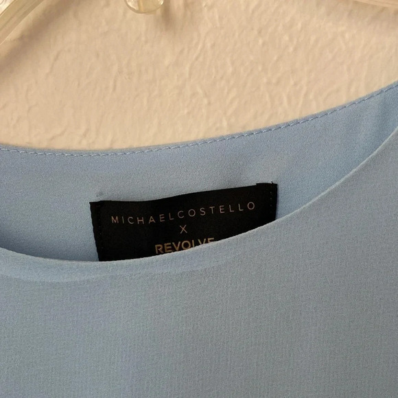NWT Michael Costello x REVOLVE Lexa Dress in Light Blue - Picture 4 of 6